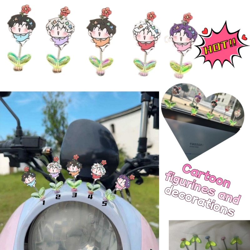 Car Accessories Parts - 5PCS Love and Deep Space Anime