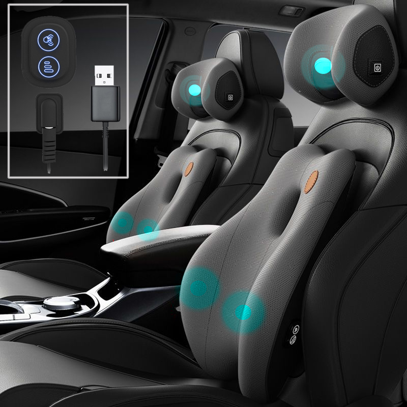 Car Accessories Nearby - Car Neck Massage Pillow Lumbar Support