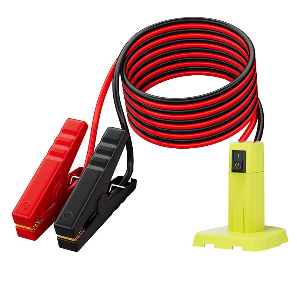 Portable Jump Starter - Jumper Cables Adapter For Ryobi 18V