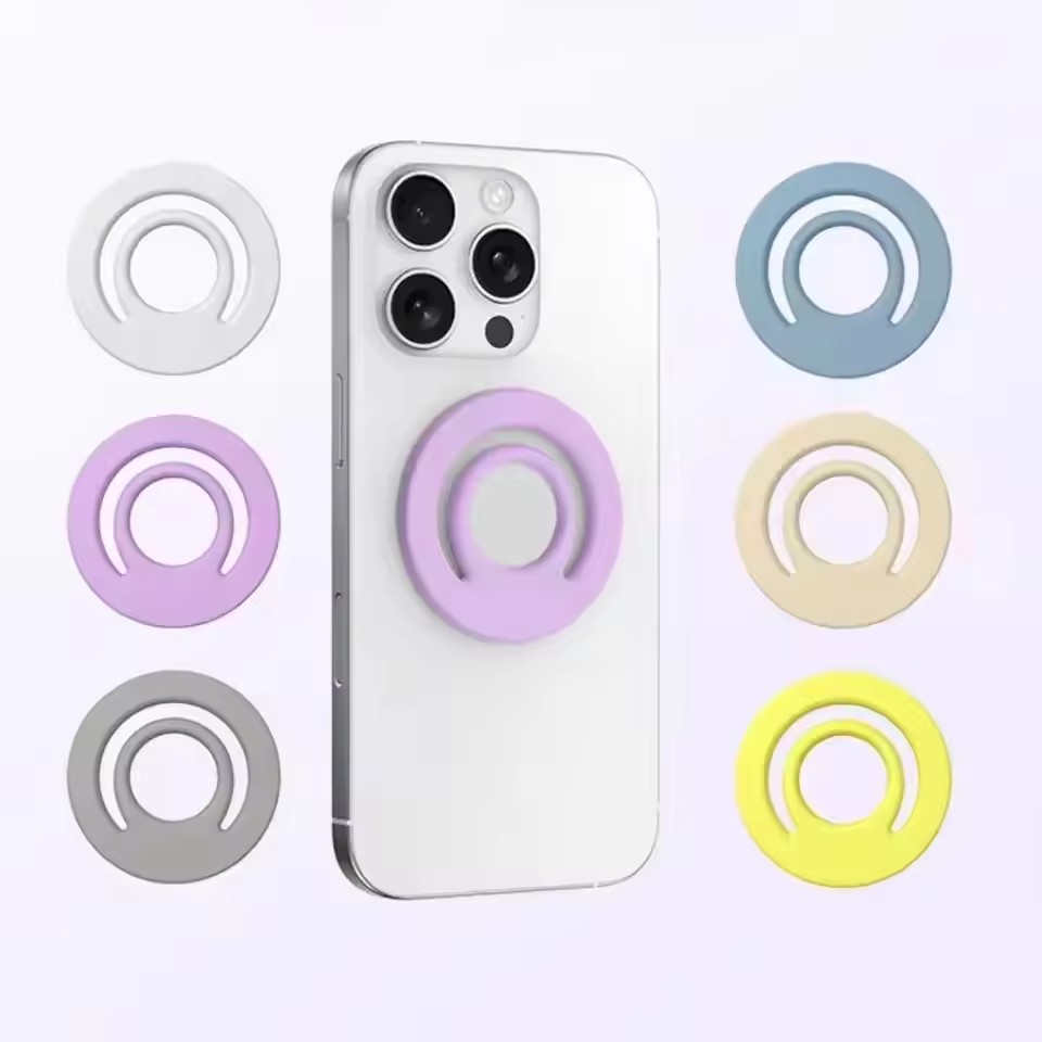 Car Phone Holder Magnetic - Magnetic Silicone Stand Finger Ring Car