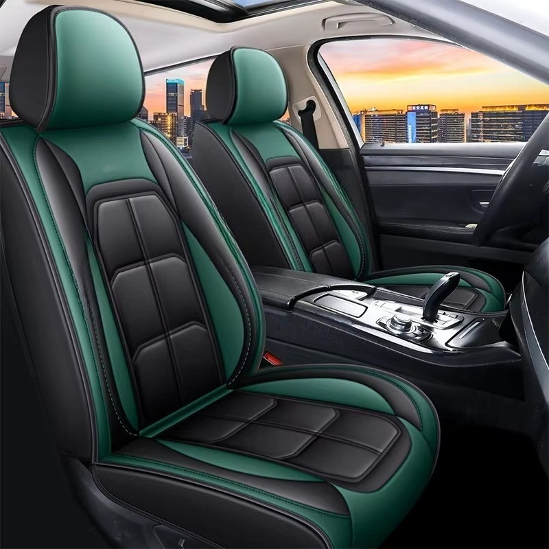 Leather Car Seat Cover - Universal Car Seat Cover Package Sports