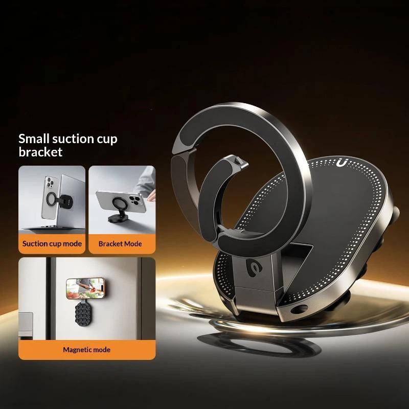 Car Phone Holder Magnetic - New 1Pcs Foldable Rotatable 3 In1