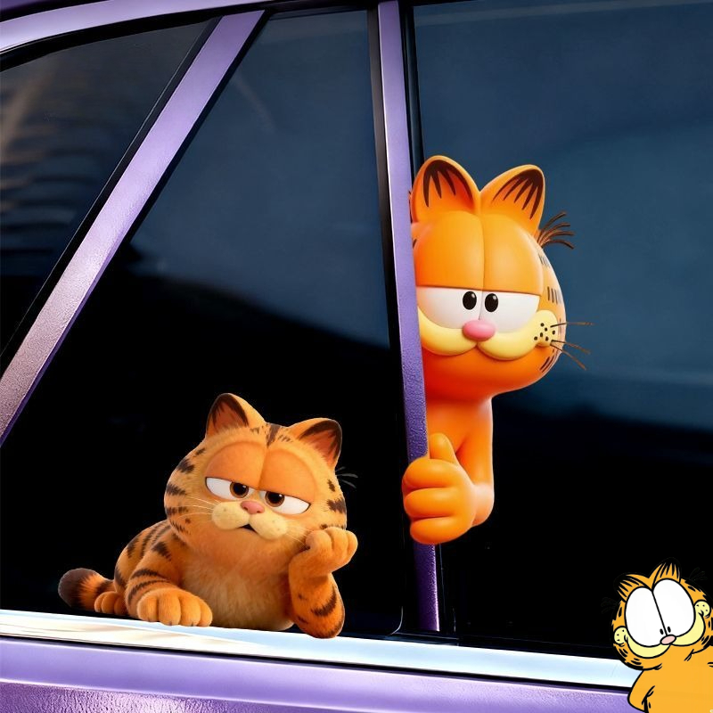 Car Accessories Parts - Garfield anime cartoon cute funny secretly