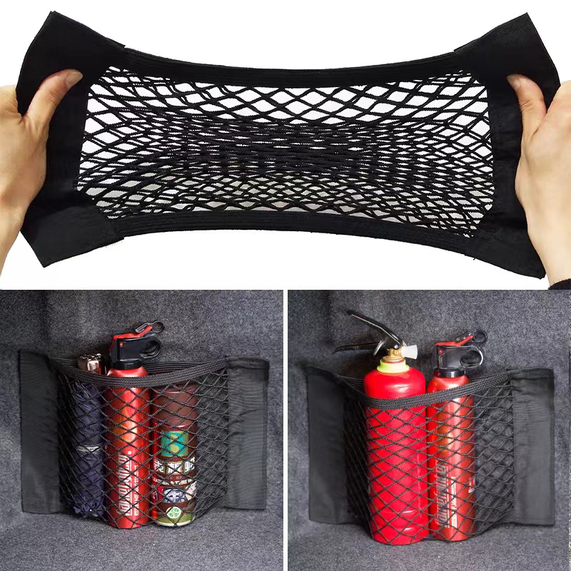 Car Accessories Xcent - Car Trunk Box Storage Bag Net