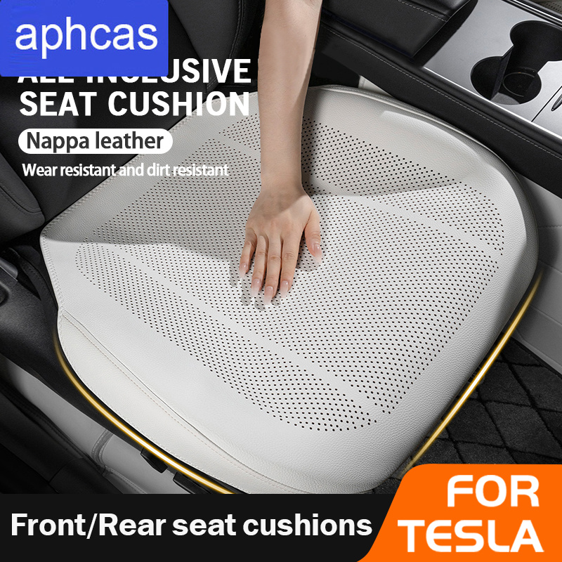 For Tesla Model Y 2019-2026 MY - огляд і ціна Leather Car Seat Cover