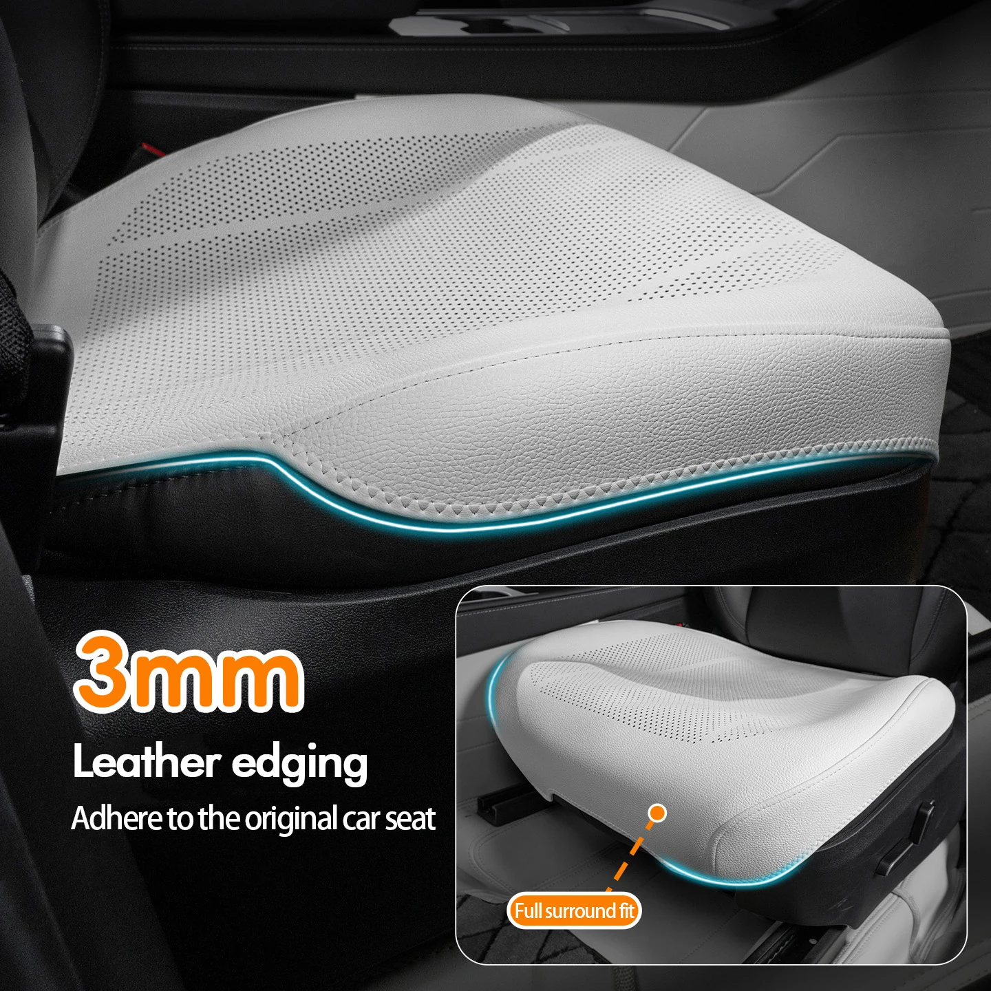 For Tesla Model Y 2019-2026 MY - огляд і ціна Leather Car Seat Cover