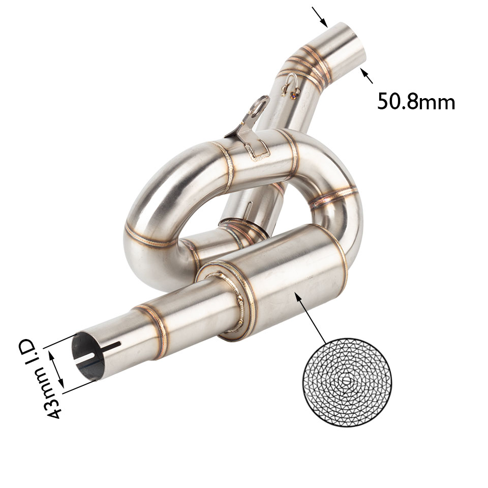 Motorcycle Exhaust Muffler Mid - огляд і ціна Car Accessories Xcent