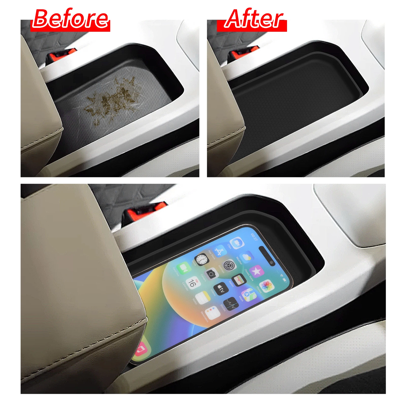 Car Center Console Storage Pad - огляд і ціна Car Accessories Thailand