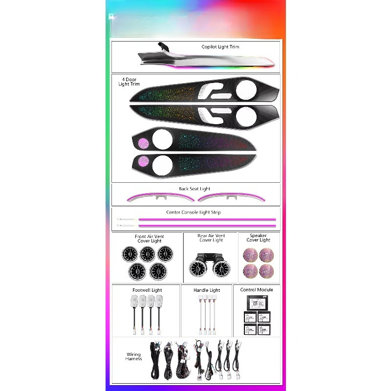 Dynamic Trim Panel LED Ambient - огляд і ціна Led Interior Ambient Light