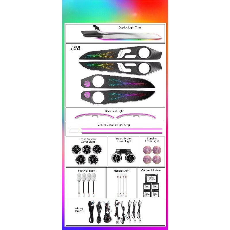 Dynamic Trim Panel LED Ambient - огляд і ціна Led Interior Ambient Light