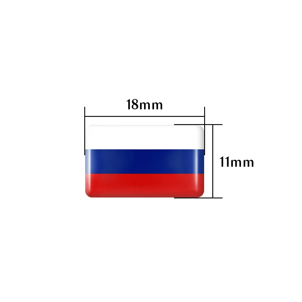 10pcs Epoxy Flags Stickers Car - огляд і ціна Car Accessories Thailand