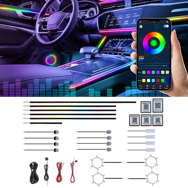 22 in 1 Dream Color RGB Dynami - огляд і ціна Led Interior Ambient Light