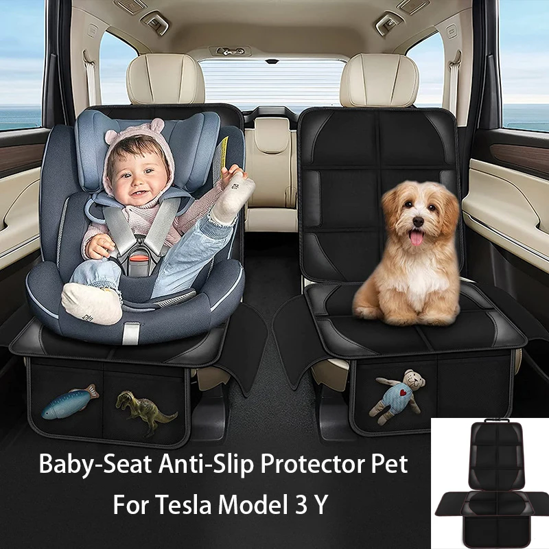 For Tesla Model 3 Y Car Seat C - огляд і ціна Leather Car Seat Cover