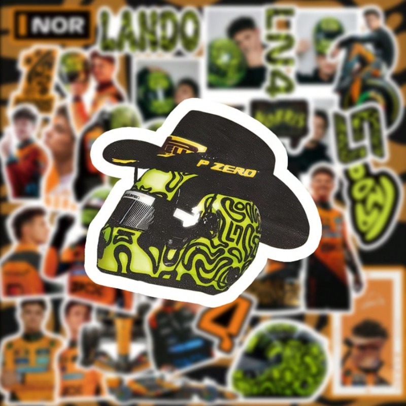 59PCS Lando Norris racing-them - огляд і ціна Car Accessories Nz
