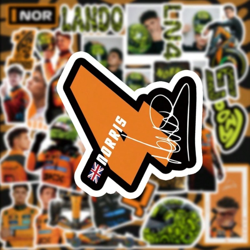 59PCS Lando Norris racing-them - огляд і ціна Car Accessories Nz