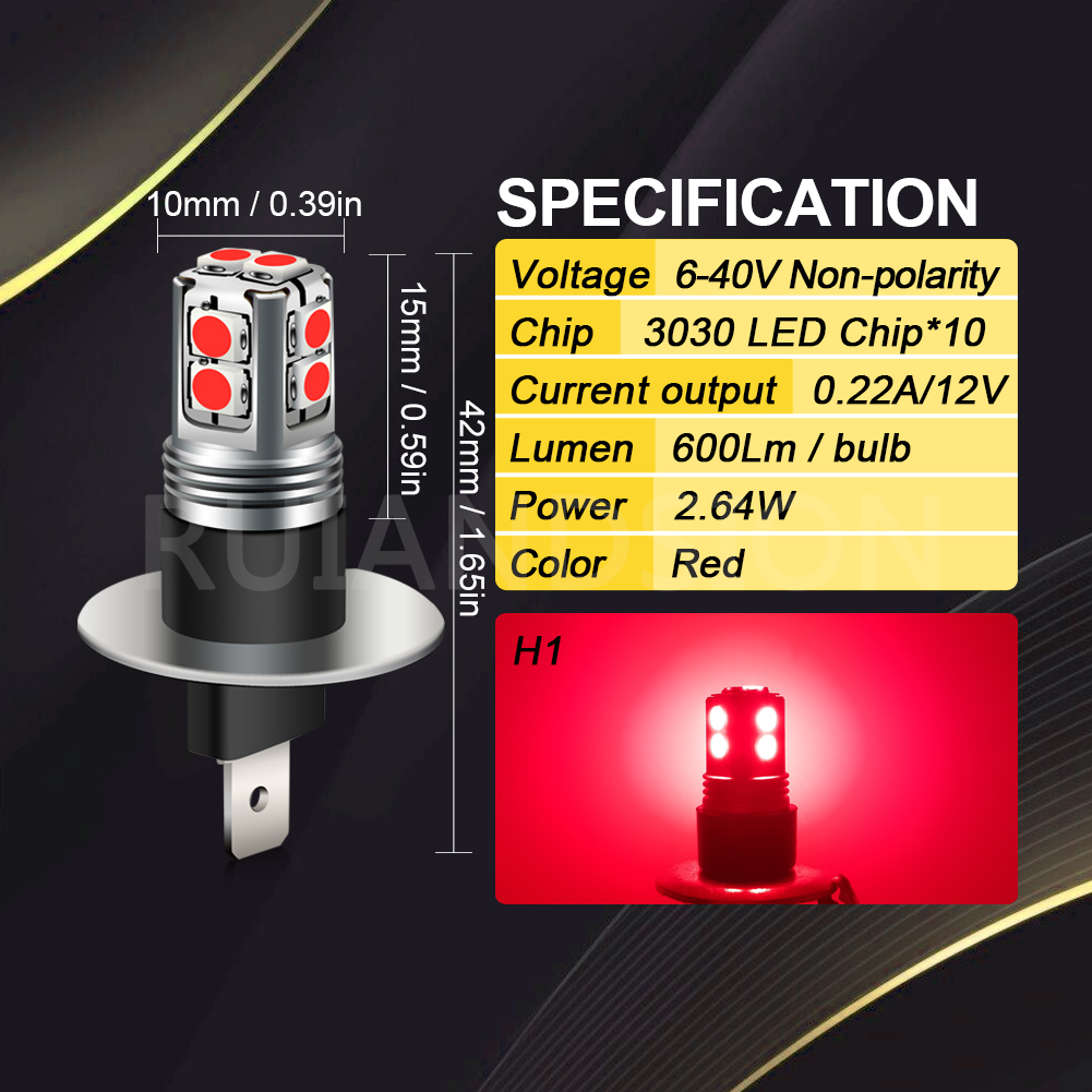 6-40V H1 H3 Super Bright LED C - огляд і ціна Car Accessories Xcent