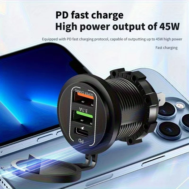 83W Max Phone Charger Socket 4 - огляд і ціна Car Accessories Thailand