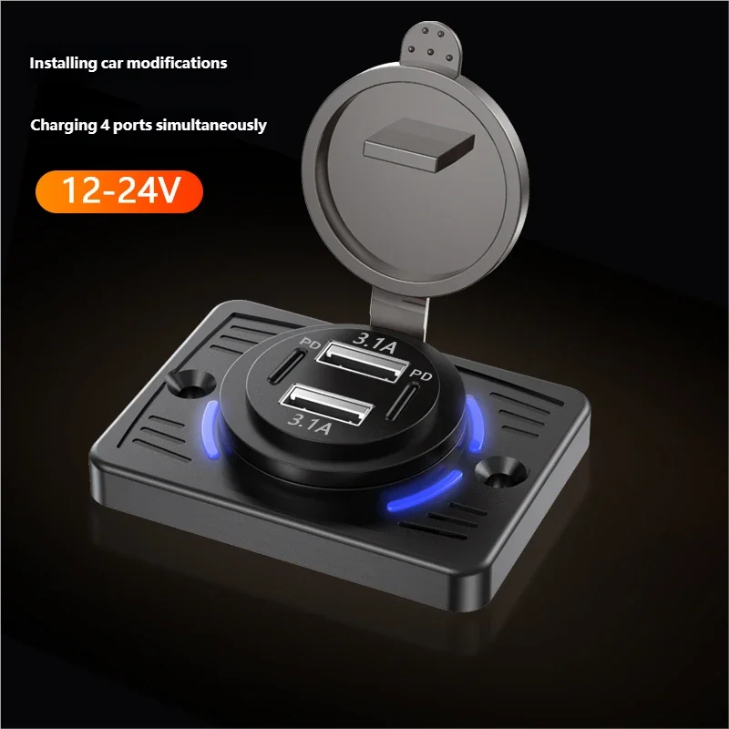 12V-24V Dual USB QC3.0 PD 3.1A - огляд і ціна Car Accessories Thailand