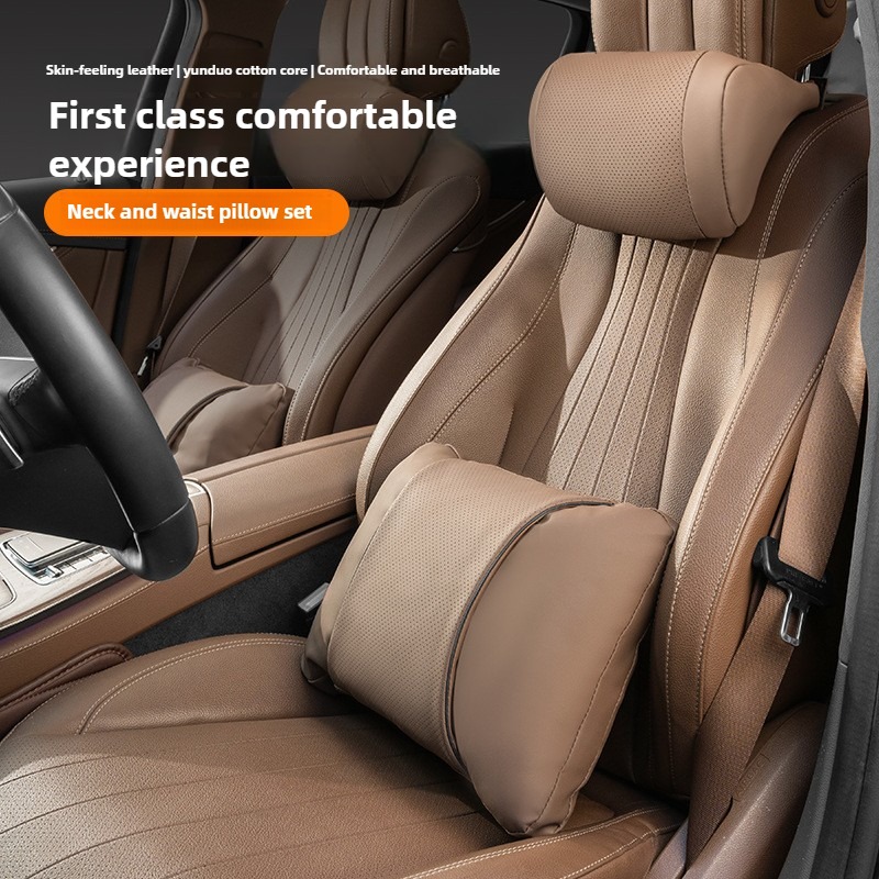 Nappa Leather Car Neck Pillow  - огляд і ціна Car Accessories Nearby