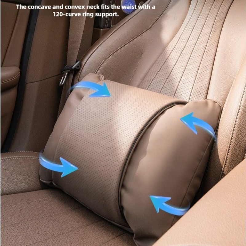 Nappa Leather Car Neck Pillow  - огляд і ціна Car Accessories Nearby