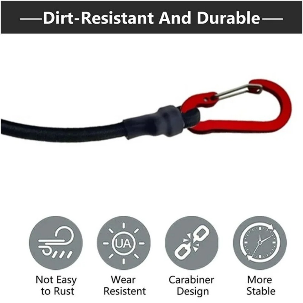 60-90cm 8mm Packing Ropes Outd - огляд і ціна Car Accessories Roof Rack
