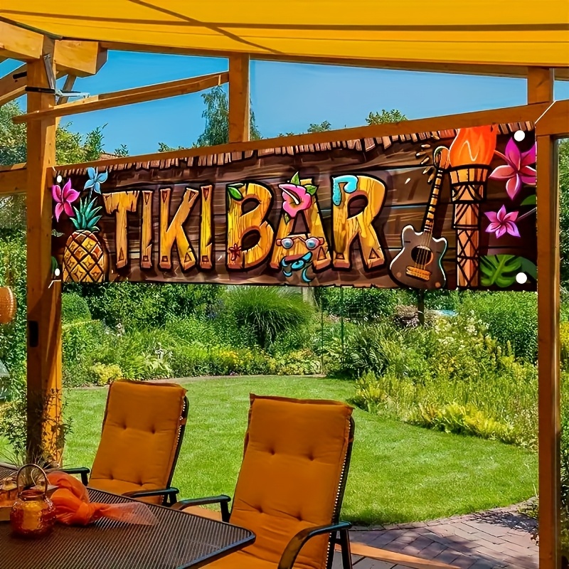 Tiki Bar Banner Tropical Hawai - огляд і ціна Car Accessories Nearby