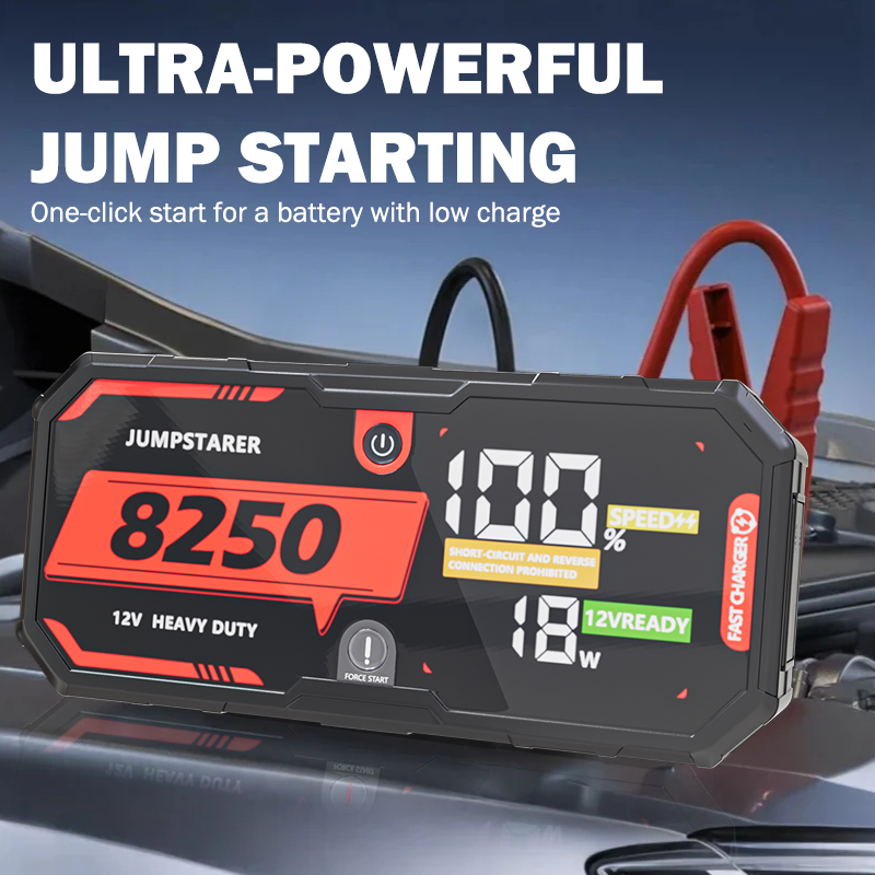 8250A 12V Car Jump Starter Por - огляд і ціна Portable Jump Starter