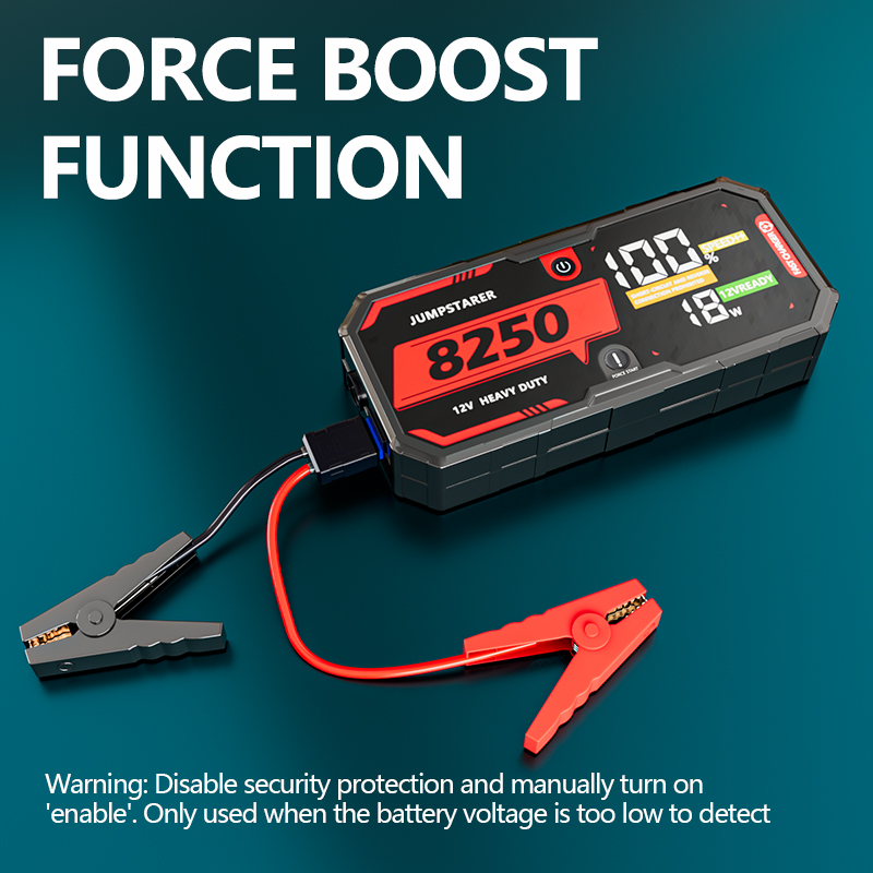 8250A 12V Car Jump Starter Por - огляд і ціна Portable Jump Starter