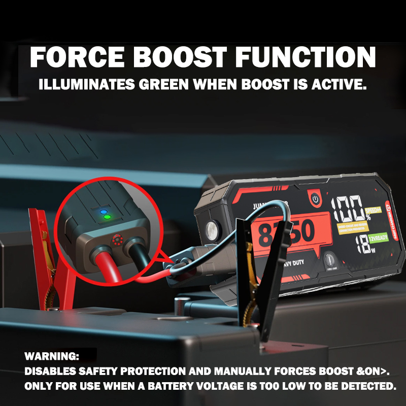 8250A 12V Car Jump Starter Por - огляд і ціна Portable Jump Starter