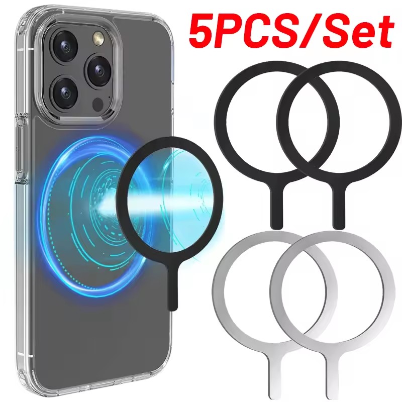5-1pcs Sticker Ring For Magsaf - огляд і ціна Car Phone Holder Magnetic