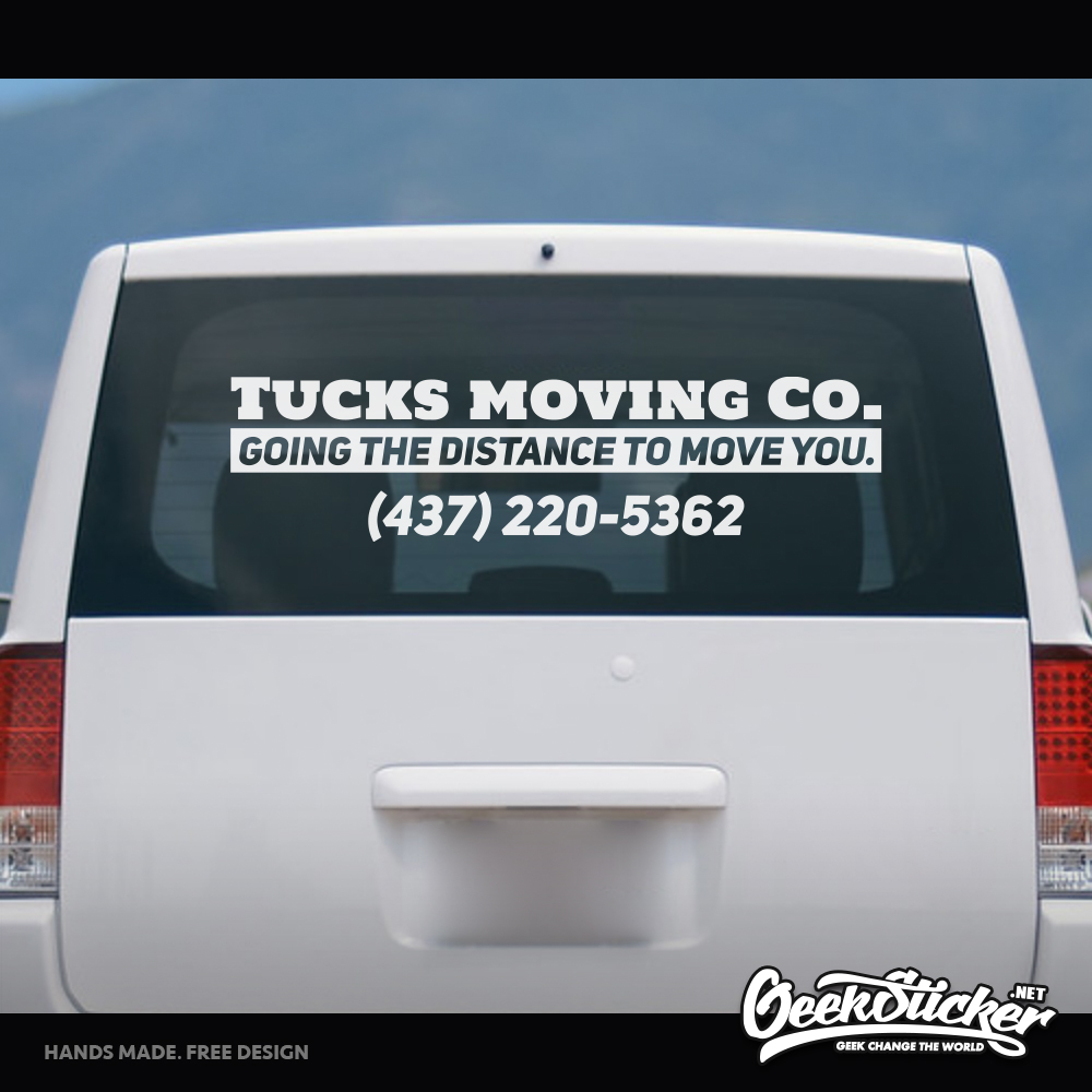 Custom Bussiness Name Sticker  - огляд і ціна Car Accessories Nz