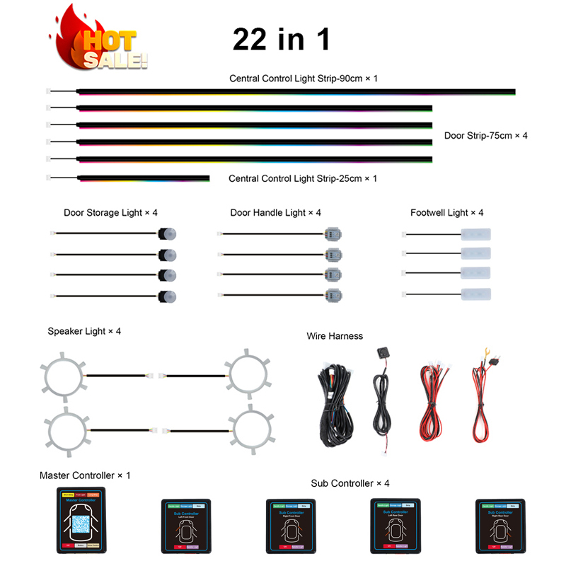 Welcome Custom Ambient Lightin - огляд і ціна Led Interior Ambient Light